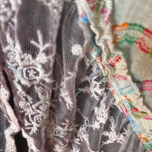 Floral Lace Long Vest - Picture 8 of 8